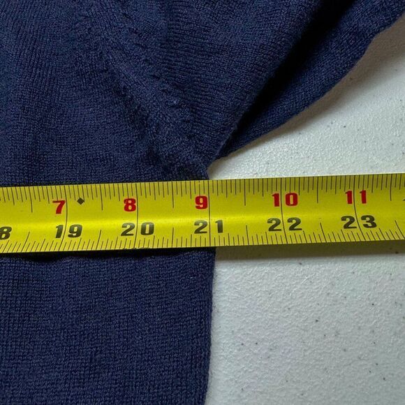 Jos A Bank Wool Sweater Mens XL Blue Business Casual Outdoor‎ Office Preppy Camp - Picture 9 of 11